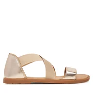Buty dla dziewczynek - Sandały Lasocki Young VERNIS CI12-3027-08 Złoty - miniaturka - grafika 1