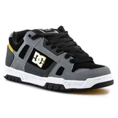 Buty sportowe męskie - Buty DC Shoes Stag M 320188-GY1 czarne - miniaturka - grafika 1