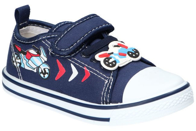 AMERICAN CLUB TEN165 TENISÓWKI TRAMPKI DZIECIĘCE RZEP WKŁADKA SKÓRZANA NAVY 29