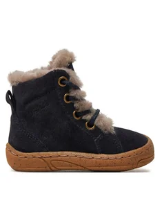 Froddo Trzewiki Minni Suede Laces G2110140-4 M Niebieski - Buty dla dziewczynek - miniaturka - grafika 1