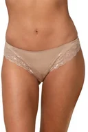 Komplety bielizny - Triumph Lovely Micro Tai beżowe figi damskie - miniaturka - grafika 1