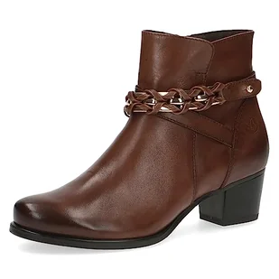 Caprice Damskie 9-25336-41 botki sznurowane z obcasem, koniakowa Nappa, 38.5 EU - Botki damskie - miniaturka - grafika 1