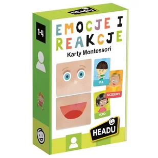 Zabawka edukacyjna HEADU Montessori Emocje i reakcje 53160 - Zabawki interaktywne dla dzieci - miniaturka - grafika 1