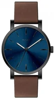 Zegarki męskie - Zegarek męski TORII B45DL.NB niebieski fashion klasyczny - miniaturka - grafika 1