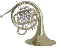 Instrumenty dęte - Roy Benson Dziecięcy róg leśny MOD.HR212F lakierowany z Formetui RB701406 - miniaturka - grafika 1