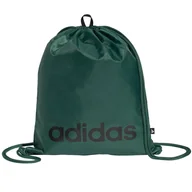 Plecaki szkolne i tornistry - Worek plecak na buty i odzież adidas Linear IN6132 - ZIELONY - miniaturka - grafika 1