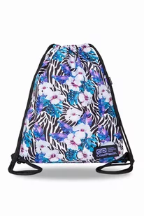 CoolPack Worek na obuwie Solo Flower Zebra CoolPack 726887 - Worki na buty - miniaturka - grafika 1