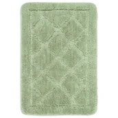 Dywaniki łazienkowe - Dywanik łazienkowy Soft 40x60 cm antypoślizgowy zielony - miniaturka - grafika 1