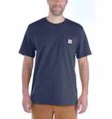 Koszulki męskie - Koszulka Carhartt Workwear Pocket S/S Navy M - miniaturka - grafika 1