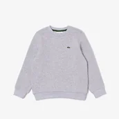 Bluzy dla chłopców - Lacoste dziecięca bluza z flaneli z bawełny organicznej - miniaturka - grafika 1