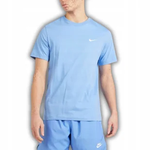 NIKE T-SHIRT MĘSKI CZARNY BAWEŁNA KOSZULKA SPORTOWA XL Z HAFTOWANYM LOGO - Koszulki męskie - miniaturka - grafika 1