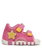 Buty dla dziewczynek - Geox Sandały B Sandal Iupidoo Gir B4517A 0GNBC C8F2V Różowy - miniaturka - grafika 1