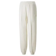 Spodnie sportowe damskie - Spodnie Puma Classic 53568599 - białe - miniaturka - grafika 1