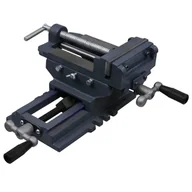 Imadła i ściski - VidaXL Ręczne imadło krzyżowe dwuosiowe, 150 mm - miniaturka - grafika 1