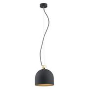 Lampy sufitowe - Prezent Lampa wisząca LANZAROTE IP20 czarna E27 - miniaturka - grafika 1