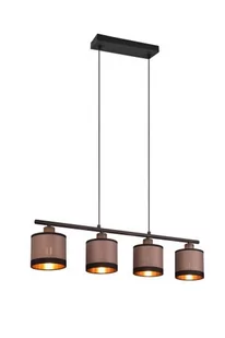 Davos lampa wisząca 4xE14 czarna/szara R31554041 - Lampy sufitowe - miniaturka - grafika 1