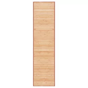 vidaXL Mata bambusowa na podłogę, 80 x 300 cm, brązowa - Dywany - miniaturka - grafika 1