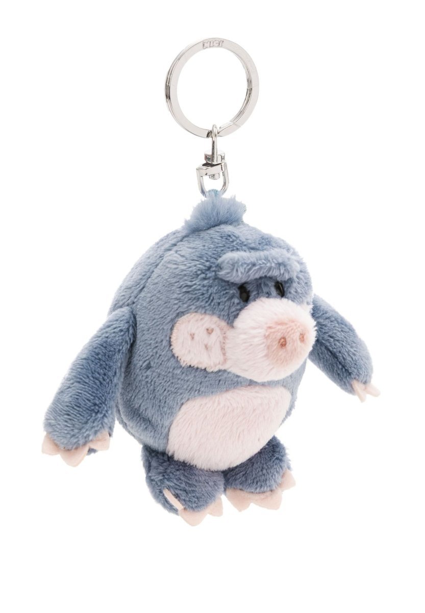 NICI 62880 brelok kret Bert Bermuda, wierny pluszowy towarzysz do plecaka lub torby, zawieszka na klucze dla małych i dużych, 8 cm, szary