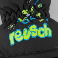 Odzież trekkingowa męska - Dziecięce Rękawiczki REUSCH KIDS MITTEN 62/85/405/7700 – Czarny - miniaturka - grafika 1
