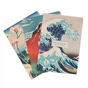 Pakiet notebooków A5 Hokusai - Notatnik A5 różne wzory - 3 książeczki A5 | Książka A5 - Notatnik - Pozostałe książki - miniaturka - grafika 1