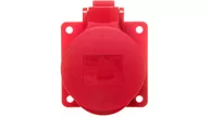 Gniazdka elektryczne - PCE Gniazdo siłowe tablicowe proste Twist IP44 16A 400V 3P+Z+N 75x75mm 315-6f7 - miniaturka - grafika 1