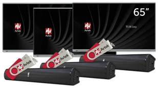 Zestaw Aktywna Tablica 3 x monitor interaktywny Avtek TS 8 Easy 65 - Tablice interaktywne - miniaturka - grafika 1