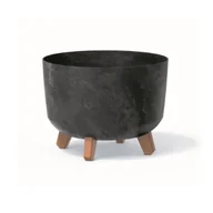 Donice - Doniczka GRACIA BETON EFFECT - antracytowy - miniaturka - grafika 1