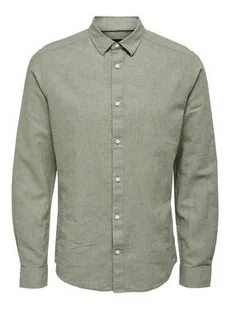 Only & Sons Koszula 22012321 Zielony Slim Fit - Koszule męskie - miniaturka - grafika 1