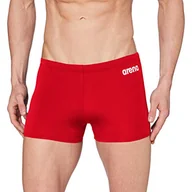 Kąpielówki męskie - ARENA męskie kąpielówki jednolite Czerwono-biały M (Manufacturer size:34) - miniaturka - grafika 1