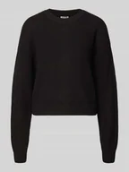 Swetry damskie - Sweter z dzianiny z okrągłym dekoltem model ‘MAYSA’ - miniaturka - grafika 1