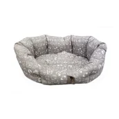 Legowiska dla psów - Szare bawełniane legowisko 65x50 cm Max – Petsy - miniaturka - grafika 1