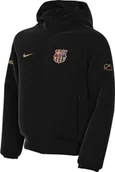 Bluzy dla chłopców - Nike Bluza chłopięca Fc Barcelona Sportswear Tech FLC Fz bluza chłopięca - miniaturka - grafika 1