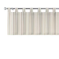 Zasłony - Dekoria Lambrekin na szelkach beżowo białe pasy 1,5cm) 390 × 40 cm Quadro 1358-136-07 - miniaturka - grafika 1