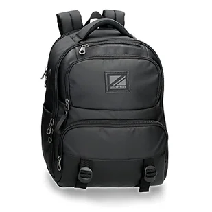 Pepe Jeans Plecak na laptopa z możliwością dopasowania pasków, czarny/biały, Mochila para Portátil Doble Compart. con Carro, plecak pc - Torby na laptopy - miniaturka - grafika 1