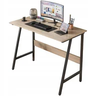 Biurka - BIURKO KOMPUTEROWE LOFT INDUSTRIALNE NOWOCZESNE SZKOLNE JASNY DĄB 100 CM - miniaturka - grafika 1