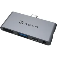 Huby USB - Adam Elements Hub adapter Adam Elements Casa Hub I4, szary 4710343470601 - miniaturka - grafika 1
