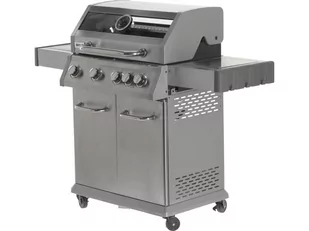 GRILL GAZOWY 4+1 STAL NIERDZEWNA 14,2KW, Z SZYBĄ - Grille gazowe - miniaturka - grafika 2