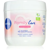 Kremy i maski do rąk - Nivea, Krem Do Ciała Twarzy Rąk, Family Care, 450Ml - miniaturka - grafika 1