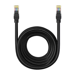 Kabel sieciowy Baseus Ethernet CAT5, 10m (czarny) - Kable miedziane - miniaturka - grafika 3