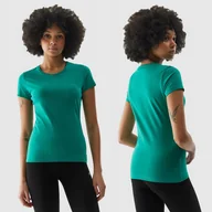 Koszulki i topy damskie - T-SHIRT 4F KOSZULKA DAMSKA SPORTOWA BAWEŁNIANA SS24 - miniaturka - grafika 1