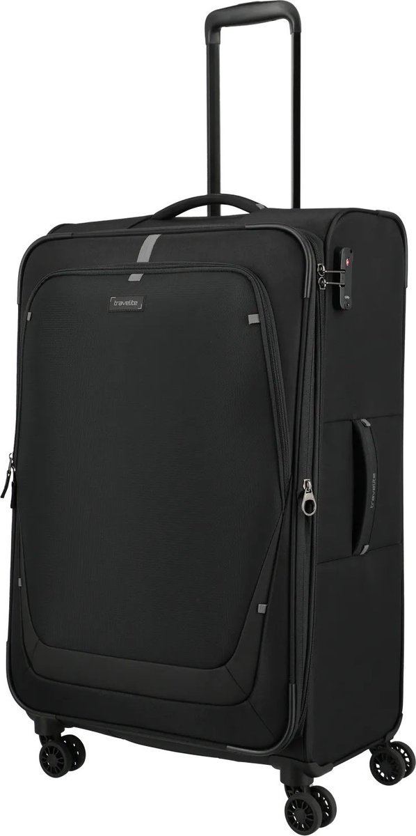 Walizka duża Travelite Umbria 77 cm Black