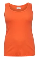 Koszule damskie - Kaffe Curve Kccarina Tank Top Koszula Damska, Vermillion pomarańczowy, L/du?y rozmiar - miniaturka - grafika 1