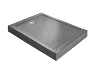 Brodziki prysznicowe - Radaway Doros F Compact Brodzik prostokątny 130x80 cm stone antracytowy SDRFP1380-05-64S - miniaturka - grafika 1