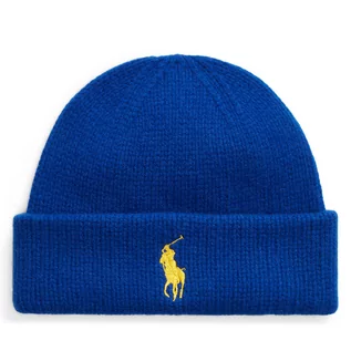 Czapki damskie - Czapka Polo Ralph Lauren 455931421002 Blue 400 - grafika 1