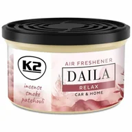 Zapachy samochodowe - K2 Daila Relax 30g - samochodwy odświeżacz powietrza w puszczce - miniaturka - grafika 1