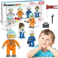 Figurki dla dzieci - Figurka Happy Kiddo PTA17 FIGURKI ASTRONAUCI 4 PICASSO - miniaturka - grafika 1