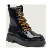 Botki damskie - Kurt Geiger Skórzane botki na platformie MATILDA - miniaturka - grafika 1