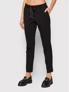 Spodnie damskie - Imperial Spodnie materiałowe PTU9CBQ Czarny Regular Fit - grafika 1
