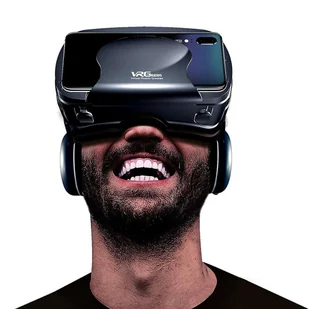 Alogy VR VRG PRO 3D wirtualna rzeczywistość na telefon 5-7 cali ze słuchawkami Czarne - Okulary VR - miniaturka - grafika 12