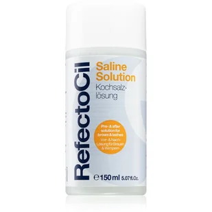RefectoCil Saline Solution Płyn Oczyszczający do Rzęs i Powiek 150 ml - Akcesoria i kosmetyki do stylizacji brwi - miniaturka - grafika 1